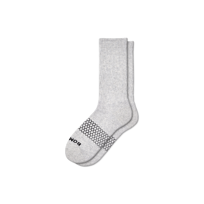 Women's Solids Calf Socks - Grey - Large - Bombas