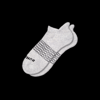 Men's Solids Ankle Socks - Grey - Extra Large - Bombas