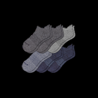 Men's Marl Ankle Sock 6-Pack - Neutrals - Extra Large - Bombas