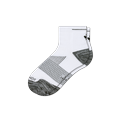 Men's Running Quarter Sock - White Bee - Large - Bombas