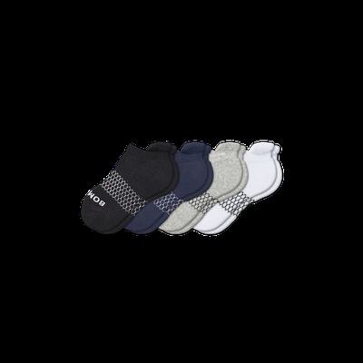 Youth Solids Ankle Sock 4-Pack - Mixed - Y - Bombas