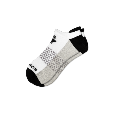 Men's Originals Ankle Socks - Black And White - Large - Bombas