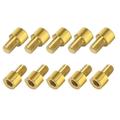 10 Pieces M3 5+4mm Hex Standoff Spacer Male to Female Thread Brass Spacer Standoff Hexagonal Spacers Standoffs for PC PCB Motherboard