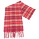 Locharron of Scotland Bowhill Highland Rose Lambswool Scarf - Red/Yellow