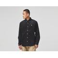 Carhartt WIP Madison Cord Long Sleeve Shirt, Black