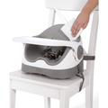 Mamas & Papers Baby Bud Booster Seat with Detachable Tray - Grey