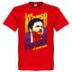 Xabi Alonso Portrait T-shirt - Red - XXXL