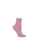 Ladies 1 Pair Falke Ribbed Wool Bed Socks Pink 2.5-5 Ladies