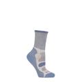 1 Pair Smokey Blue Active Light Hiker Cotton and Coolmax Socks For Summer Hiking Ladies 3-4.5 Ladies - Bridgedale