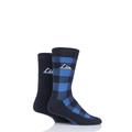 2 Pair Navy / Blue Thermal Boot Socks Men's 6-11 Mens - Storm Bloc