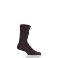 1 Pair Brown Lhasa Rib Cashmere Blend Casual Socks Men's 5.5-8 Mens - Falke