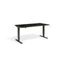 Advance Dual Motor Desk 1600 x 800mm / Anthracite / Wenge