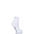 1 Pair White TE2 Short Medium Volume Ergonomic Cushioned Short Tennis Socks Ladies 4-5 Ladies - Falke