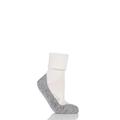 1 Pair White CosyShoe Slipper House Socks Ladies 7-8 Ladies - Falke