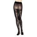 Ladies 1 Pair Trasparenze Security Opaque Backseamed Tights Black Small