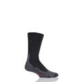 1 Pair Black TK2 Medium Volume Ergonomic Cushioned Trekking Socks Men's 5.5-7.5 Mens - Falke