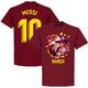 Barcelona Messi 10 Gaudi Photo T-Shirt - Chilli - M