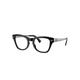 Ray-Ban Eyeglasses Unisex Rb0707vm Optics - Gunmetal Frame Clear Lenses Polarized 50-21