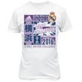 adidas Real Madrid CWC 2016 Official Winners T-Shirt - White - Boys - L / 164cm