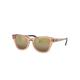 Ray-Ban Sunglasses Unisex Rb0707sm - Light Brown Frame Gold Lenses 50-21