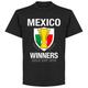 Mexico 2019 Gold Cup Winners T-Shirt - Black - XXXL