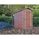 Palram-Canopia 4x6 Skylight Polycarbonate Shed (Amber)