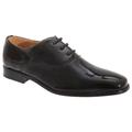 Goor Boys Patent Leather Lace-Up Oxford Tie Dress Shoes (13 UK Junior) (Black Patent)