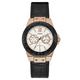 Guess Ladies' Black Leather Strap Watch