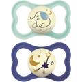 MAM Air Night 6+ months dummy Boy 2 pc