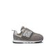 New Balance Kids' 574 NEW-B Hook & Loop in Grey Synthetic, size 8