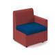 Alto modular reception seating with left hand arm - maturity blue seat