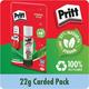 Pritt Stick Medium 22g Glue Stick Pack of 12 1456074 HK23340