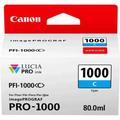 Canon PFI1000C Cyan Standard Capacity Ink Cartridge 80ml - 0547C001