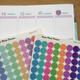 Transparent Half Inch Dot Stickers For Erin Condren, Plum Paper, Filofax, Kikki K | Dpd050-051