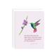 Hummingbird Card, Psalm 91, Blank Stationery