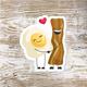 Food Sticker | Bacon & Egg Funny