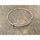 Bangle Blowout Adult Size Adjustable Bangles in Platinum Finish One Bangle Bargain Price