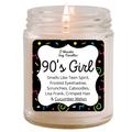 90's Girl Soy Candle | Cucumber Melon Scented Natural Wax 9 Oz All