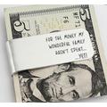 Father Money Clip - Engraved Stainless Steel Personalized Funny Gift For Dad Birthday Gift Christmas Father, Grandpa