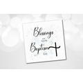 Baptism Card, Christian Adult Or Child Baptism