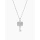 Côtê Caché Key Chain Necklace, Côté Caché, Sterling Silver, Pendant Necklace, Charm Silver Designer Jewellery