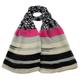 High Quality Chiffon Scarf Floral Stripe Design Ladies Hijab Shawl Wrap Sarong UK Seller Christmas Birthday Gifts Women