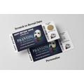 Phantom Of The Opera Theatre Ticket Show Gift Personalised Scratch Reveal -Birthday - Day Out
