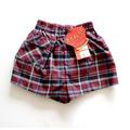 Vintage 60's Checkered Swimming Shorts - French Nos Size 8 Years