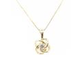 10K Yellow Gold Canadian Diamond Pendant