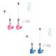 Blue/Pink Mother Duck Bio Flex Pregnancy Belly Ring A Cool New Mom Gift