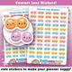 60 Cute Contact Lens Planner Stickers