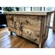 Coffee Table With Doors/Lounge Tv Stand Tv Unit - Industrial , Vintage Style Using Reclaimed Scaffold Boards | The Warsaw