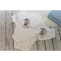 1st Easter Bodysuit, Baby Gift Set , Peter Rabbit Embroidered Baby Grow New Shower Gift Bibs