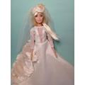 Personalized Barbie Wedding Dress For Souvenir, Doll Decoration, Jolie Lucienne Scale Dress